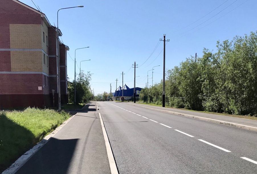 В Ямало-Ненецком автономном округе благодаря нацпроекту обновляют дороги к школам